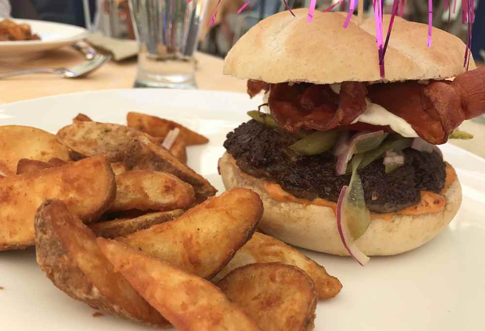 Burger im Familienhotel Wörthersee - Das hat den Kindern sehr gut geschmeckt