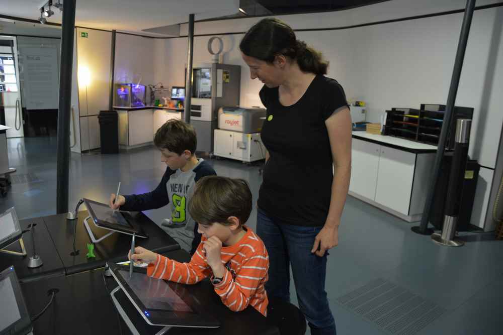 Unser Besuch im Ars Electronica - hier hätten die Kinder auch zwei Tage hintereinander hingehen wollen