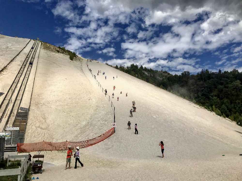 Das Ausflugsziel in der Oberpfalz: Der Monte Kaolino zwischen Amberg und Weiden