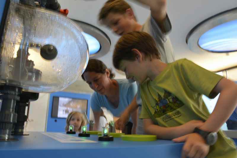 Walchenseekraftwerk Besucherzentrum -  Spannend für Kinder: Sie können selbst experimentieren