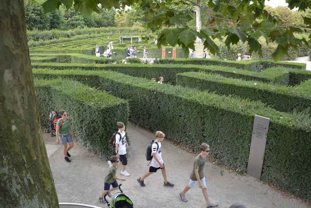 Das hat den Kindern auch sehr gut gefallen: Das große Labyrinth im Schlossgarten Schönbrunn