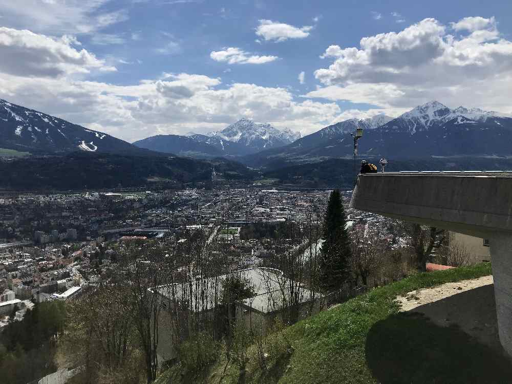 Aussichtspunkt in Innsbruck mit Kindern auf der Hungerburg