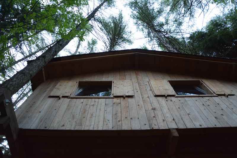  Unser Domizil für die Nacht - das Baumhaus in Südtirol