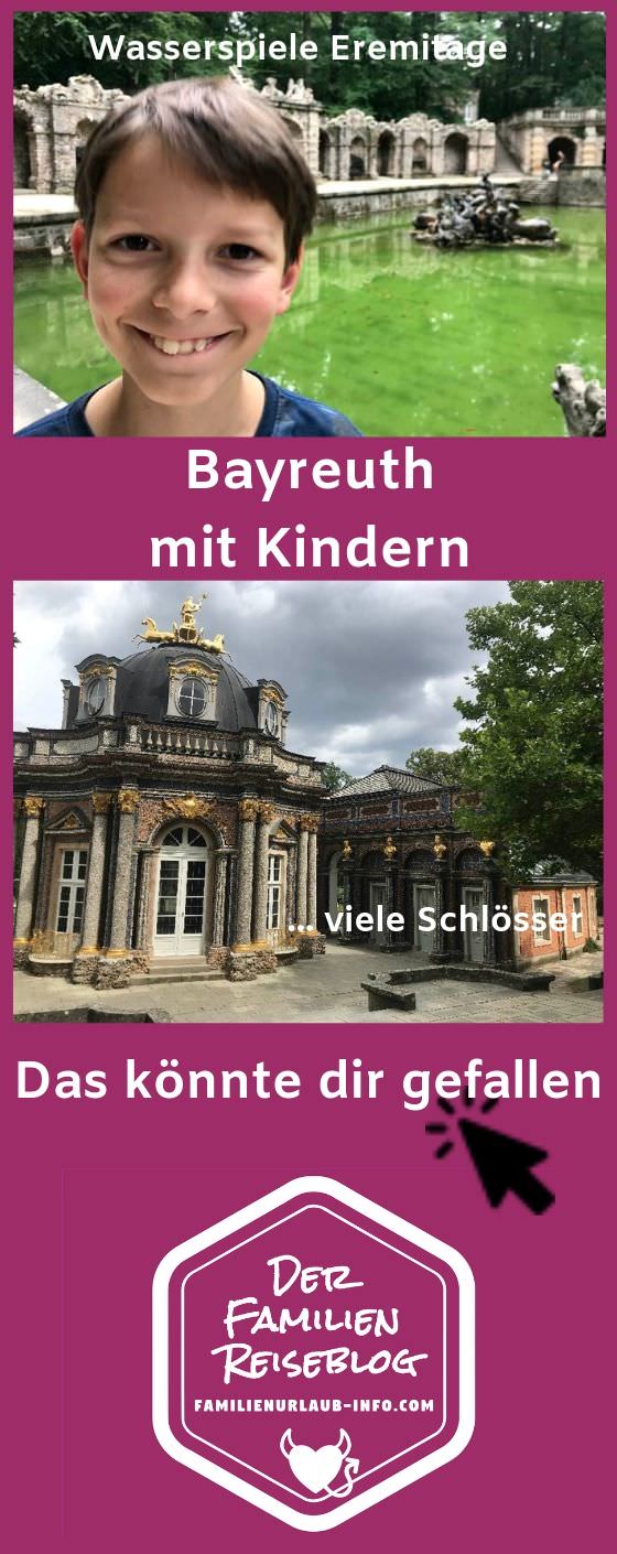 Merk dir gleich mit diesem Pin unsere Tipps für Bayreuth mit Kindern! So kannst du auch deinen Familienurlaub Bayreuth gut planen.