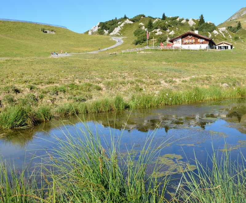 Leichte Bergsee Wanderung mit Kindern in Vorarlberg