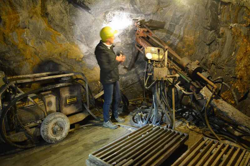 Unsere Führung mit den Kinder am Schneeberg durch das Bergwerk Ridnaun