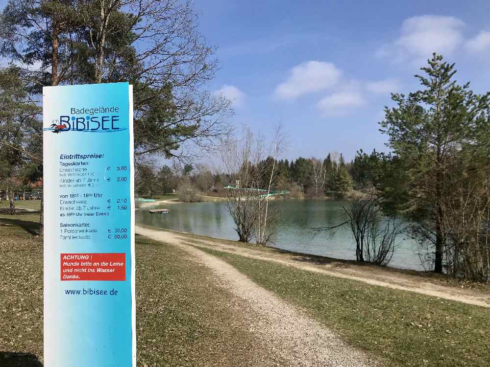 Bibisee baden - das Strandbad bei Geretsried