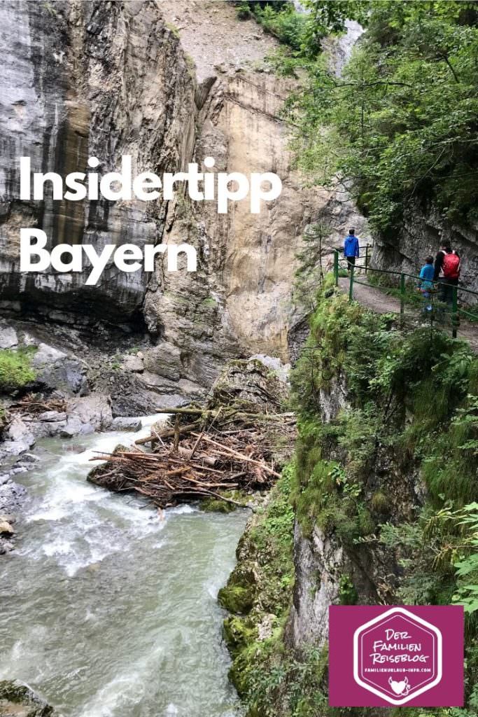 Breitachklamm wandern mit Kindern