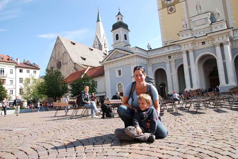 Brixen ist eines der Ausflugsziele in Südtirol mit Kindern