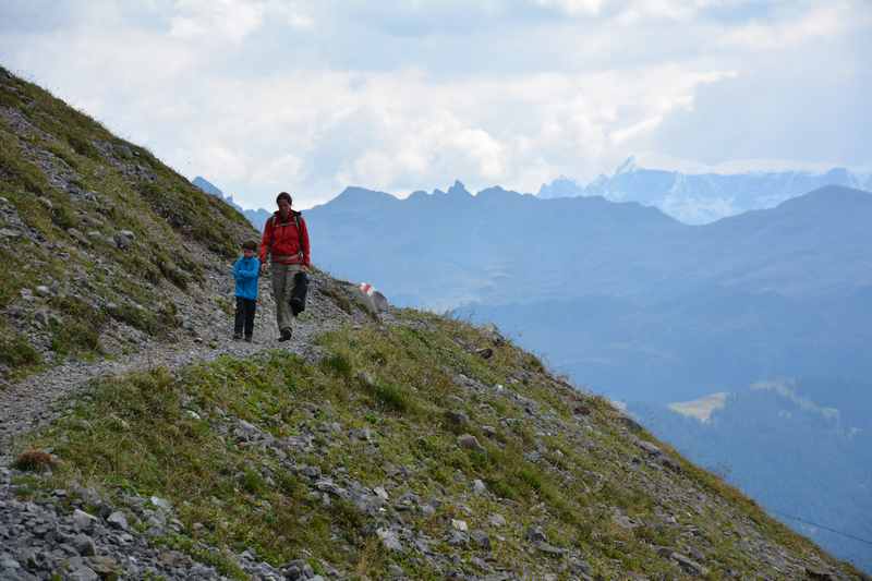 Zum Bützi wandern mit Kindern in Braunwald