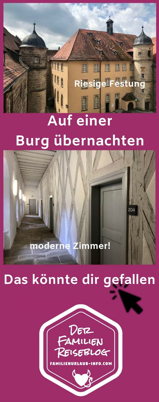 Burg Ausflug oder gleich auf einer Burg übernachten? Wir haben es probiert! Merk dir den Pin gleich auf Pinterest.