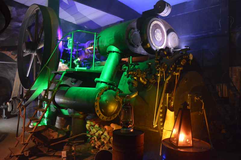 Das Herzstück der Erfinderwerkstatt Flederwisch: Die größte Dampfmaschine in Bayern