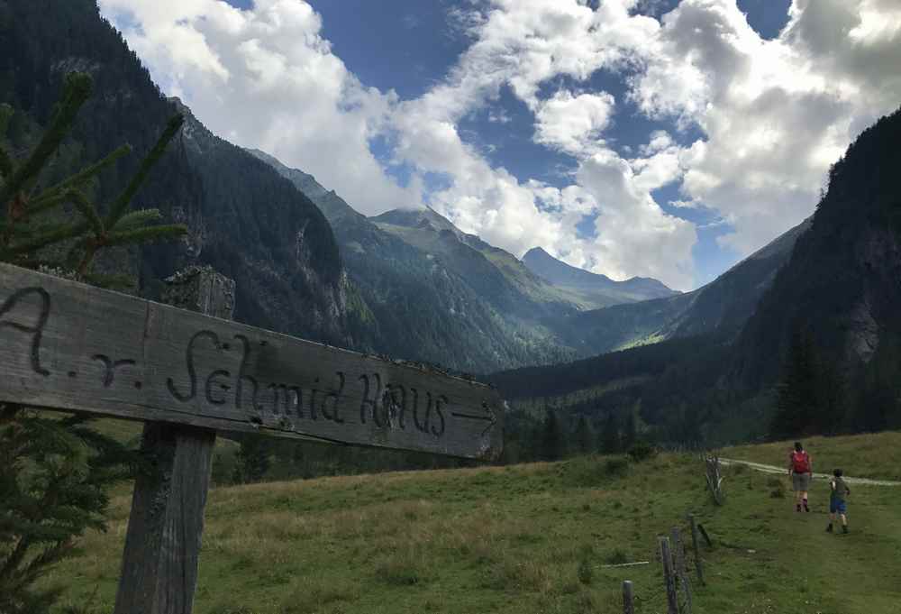 In Kärnten durch das Dösental wandern mit Kindern, in Mallnitz