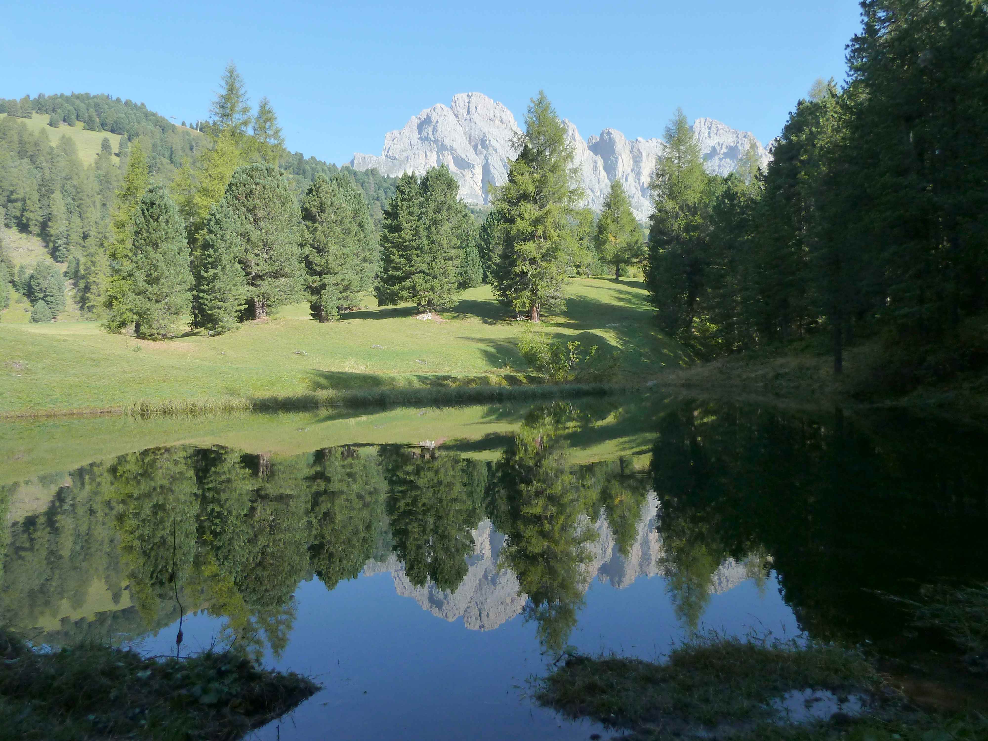 In den Dolomiten wandern mit Kindern bei Gröden