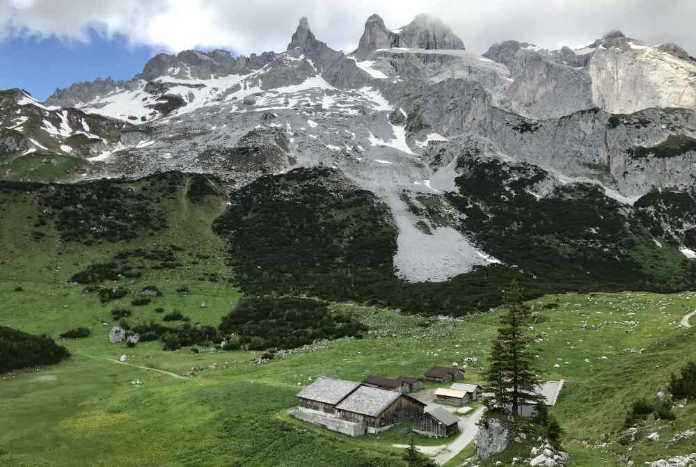 Am Golm  wandern mit Kindern in Österreich