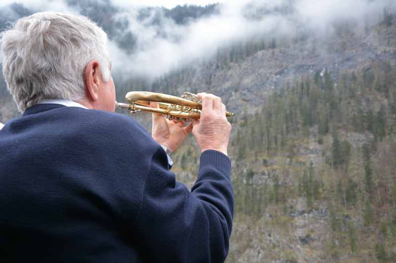 Das Echo vom Königssee wollten wir natürlich auch hören