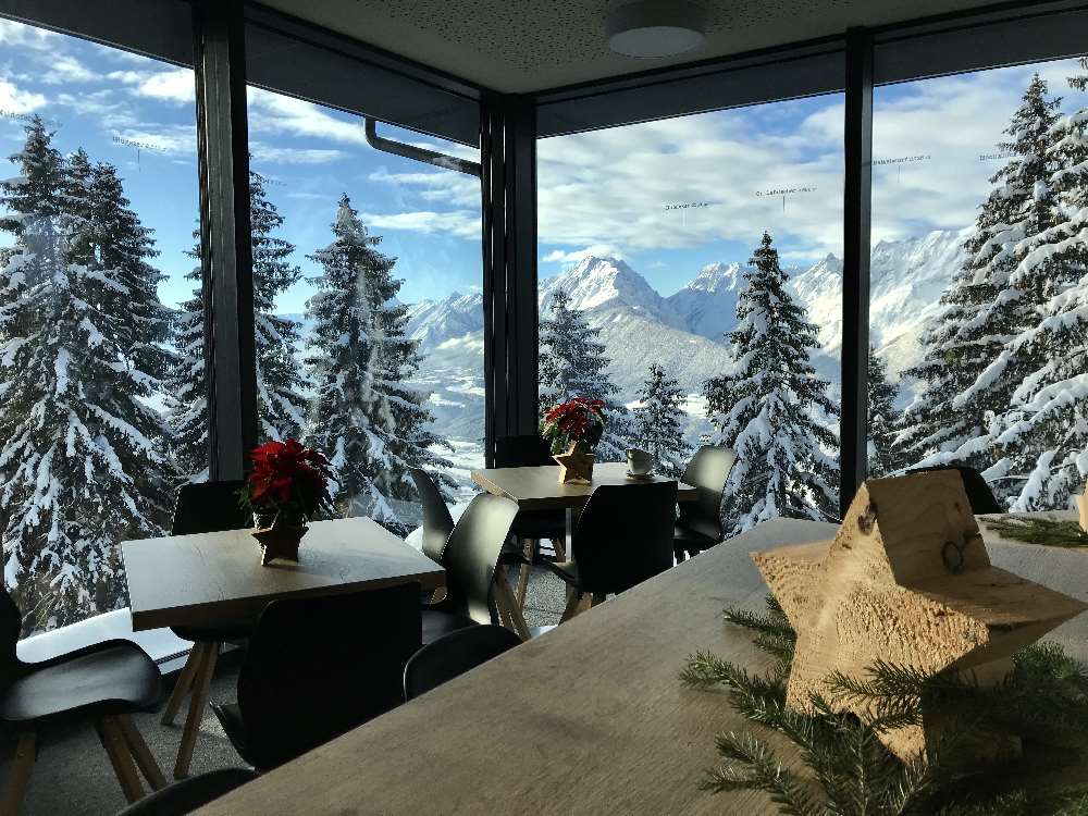 Rodelbahn Kellerjoch: Das ist der Ausblick vom Rodel Toni auf das Karwendel. Ein Traum oder? 