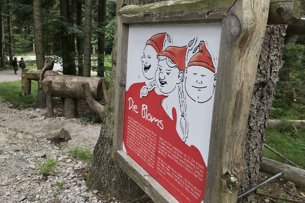 Auf dem Entdeckerpfad wandern wir mit den Kindern zur Blomberg Sommerrodelbahn