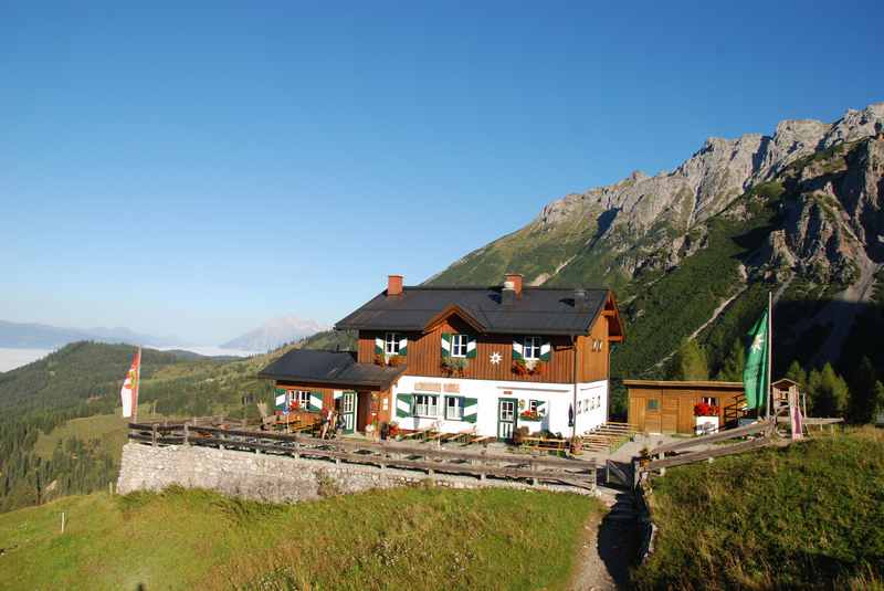 Wunderschön zum wandern am Hochkönig mit Kindern: Die Erichhütte in Dienten 