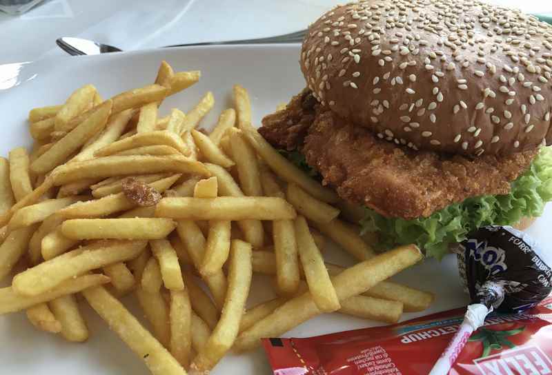 Das Essen im Hotel Donauschlinge