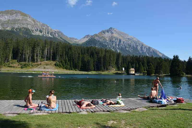 Baden Graubünden - am Heidsee in den Familienferien 