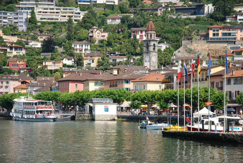 Familienurlaub Ascona mit Kindern - der kleine Ort am Lago Maggiore mit dem Hafen