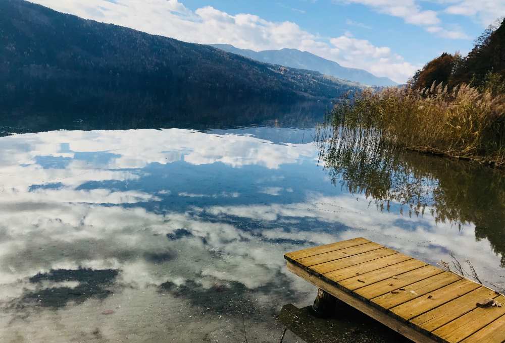 So schön ruhig ist es im Herbst am Millstätter See in Döbriach