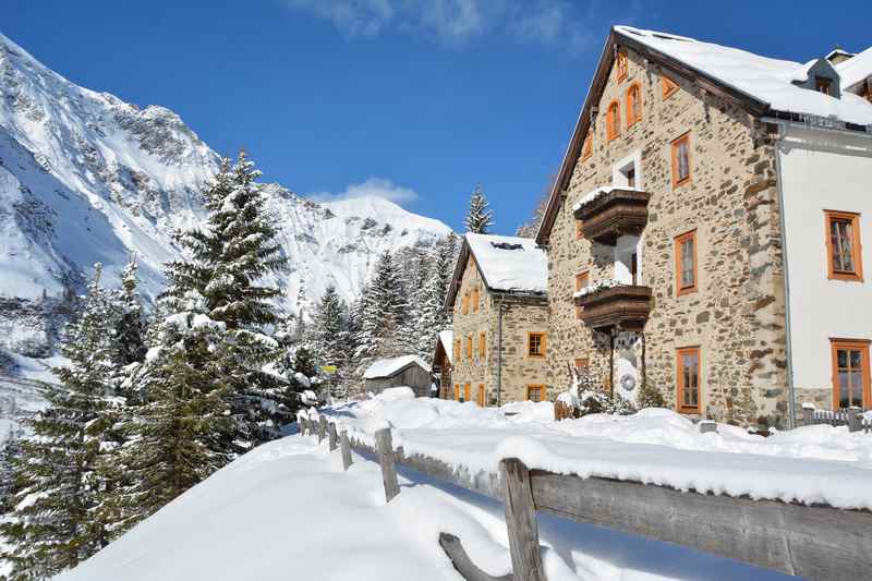 Winterwandern Salzburger Land mit Kindern: Anspruchsvolle, aber schöne Winterwanderung in Kolm Saigurn zum Ammererhof 