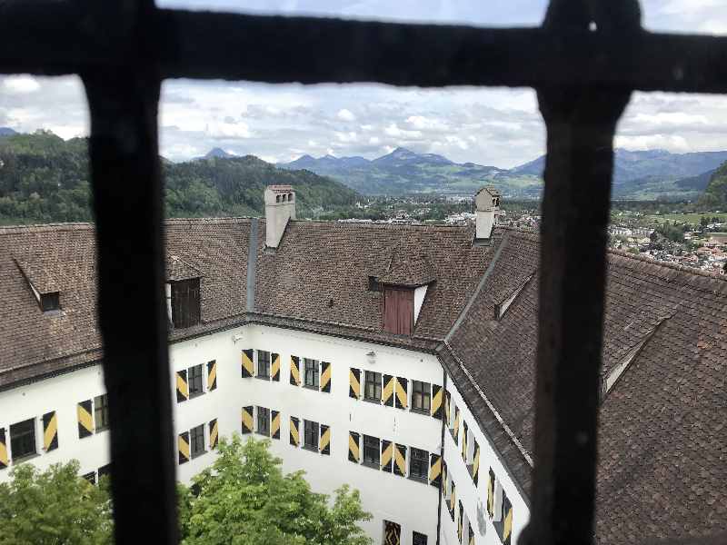 Viel Ausblick von oben aus dem Kaiserturm über die Festung und die Umgebung