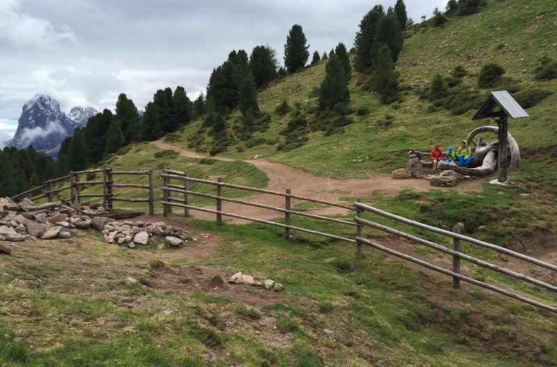 Unser Ziel der Familienwanderung am Raschötz: Die Flitzer Scharte. Ein toller Blick ist hier oben!