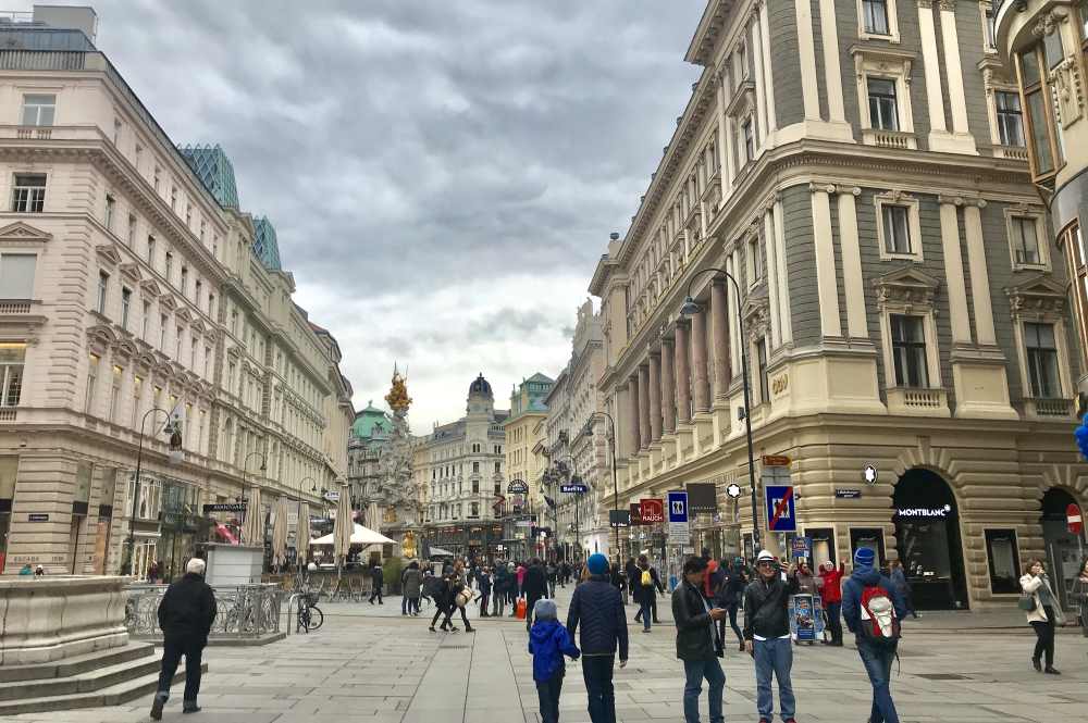 Vom Jufa Hotel Wien: Abstecher in die Fußgängerzone der Wiener Innenstadt