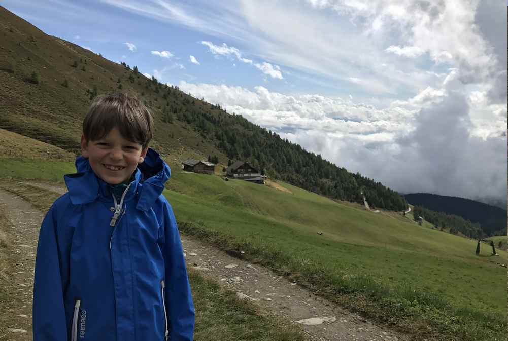 Im Gitschtal wandern mit Kindern auf den Klein - Gitsch