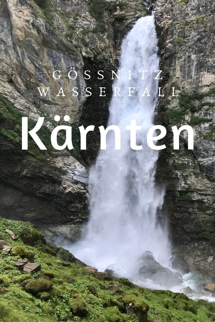 Beeindruckender Wasserfall in Kärnten - der Gößnitz Wasserfall in Heiligenblut