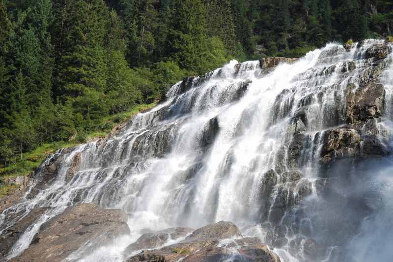 Der Grawa Wasserfall im Stubaital