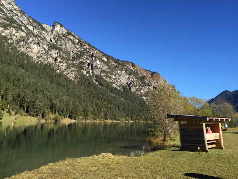 Am Heiterwanger See wandern mit Kindern - als Rundwanderung möglich