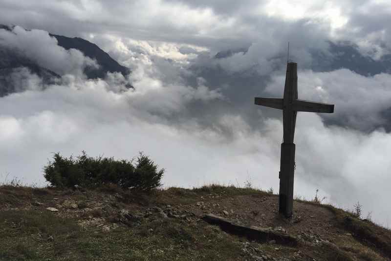 Hirschberg Oberjoch - leider keine Aussicht am Gipfel 