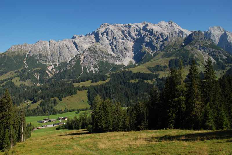 Bürglalm - Hochkönig wandern: Von Dienten über die Almen zur Wastlhöhe 