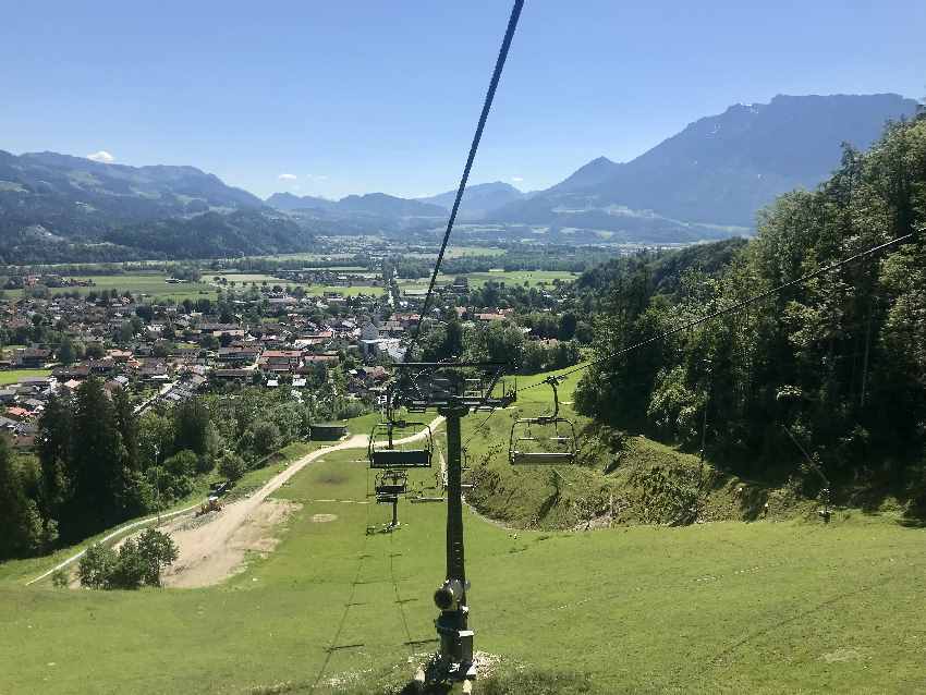 Auffahrt am Erlebnis-Berg Hockeck Oberaudorf mit Kindern