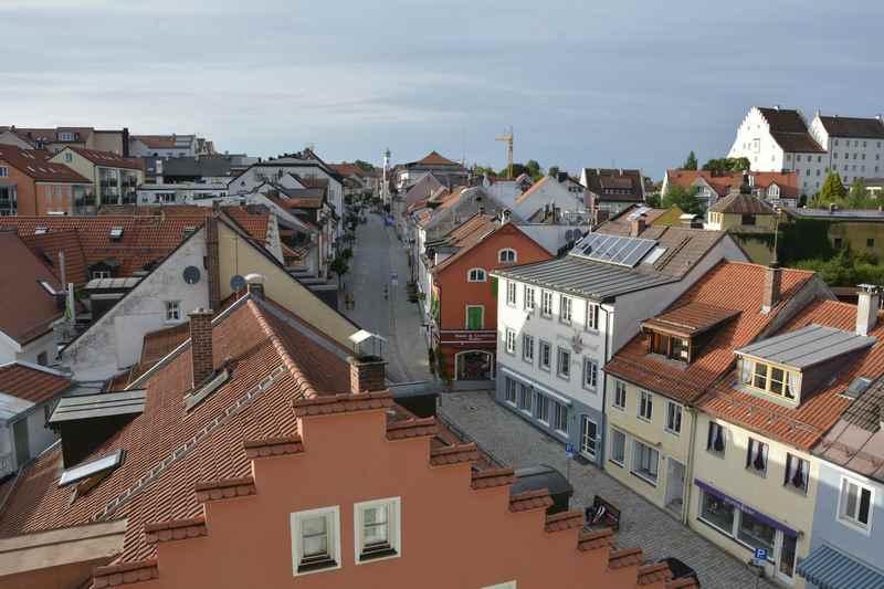  Hotel Angerbräu Murnau - der Blick vom Hotel über die Altstadt Murnau