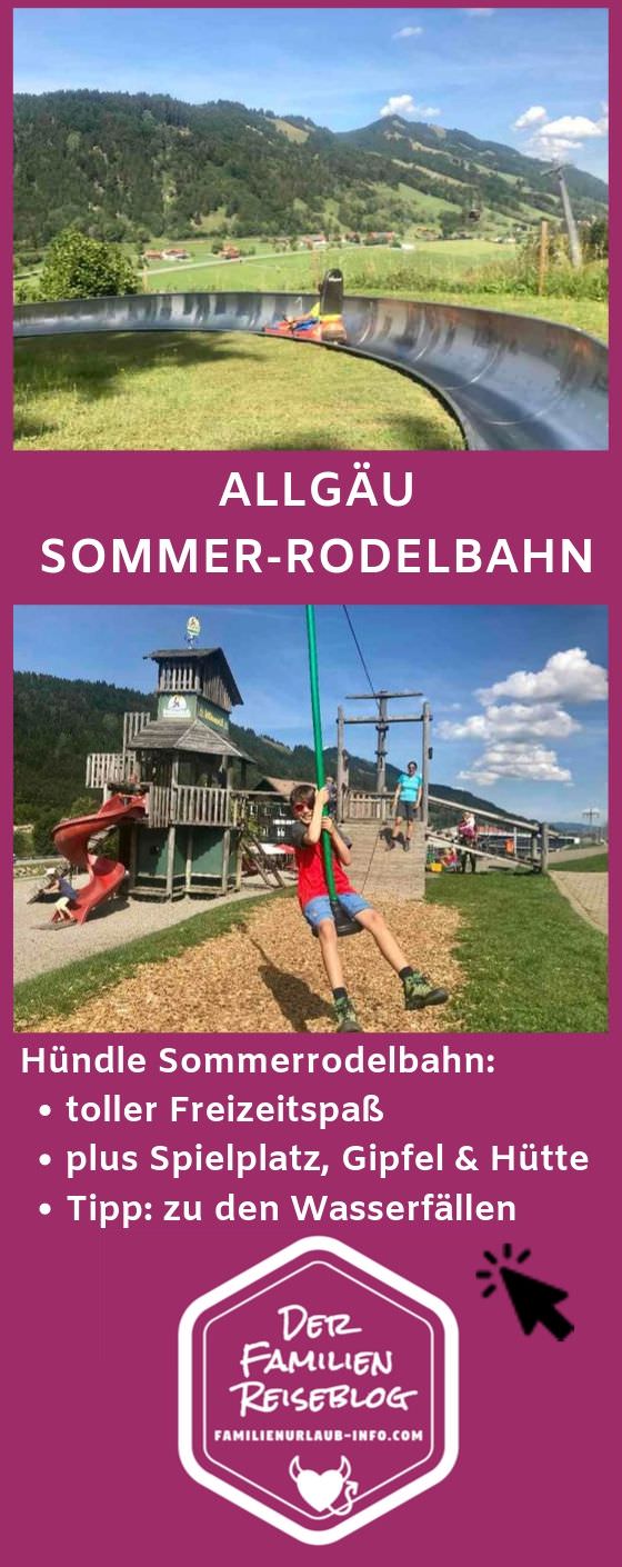 Merk dir dieses Ausflugsziel im Allgäu: Sommerrodeln, wandern und Spielplatz mit Einkehr.