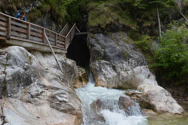 Innersbachklamm wandern mit Kindern 