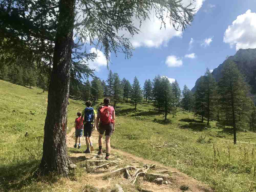  Der Aufstieg: Über das Bärental zur Klagenfurter Hütte wandern