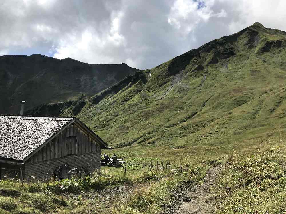 1813 m - der höchste Punkt unserer Familienwanderung bei der Derrenalpe 