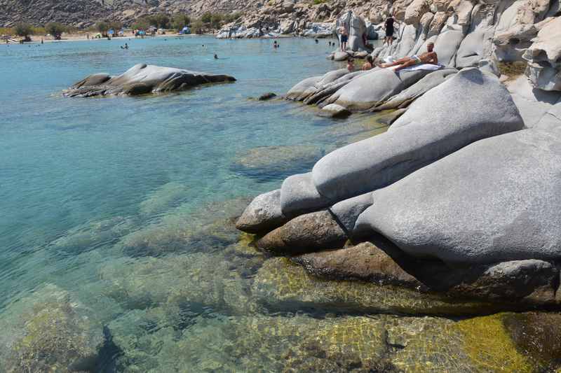 Einzigartiger Strand auf der Insel Paros: Kolymbithres  