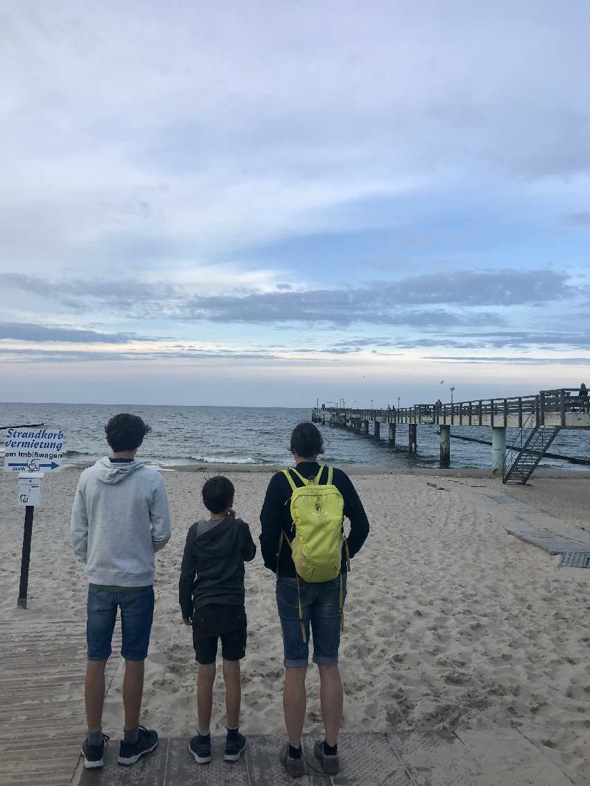 Unser Strandspaziergang am Koserow Strand