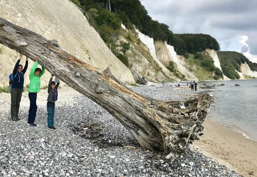 Unser Tag bei den Kreidefelsen Rügen mit Kindern war sehr schön