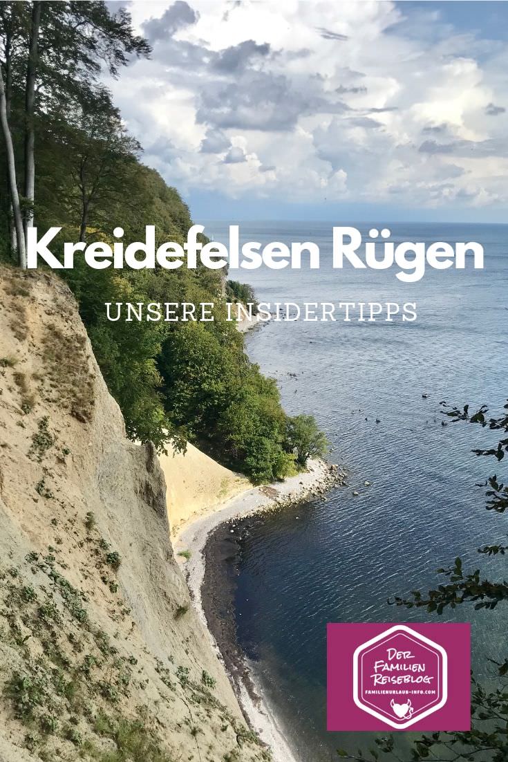 Merk dir mit diesem Pin auf Pinterst unsere Kreisefelsen Rügen Tipps für deinen nächsten Familienurlaub!