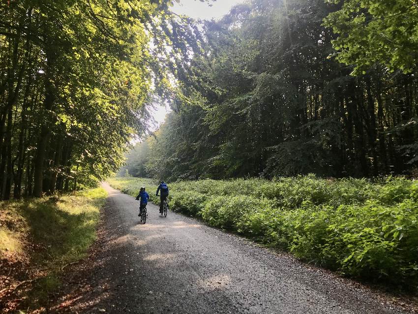 Zu den Kreidefelsen radfahren mit Kindern