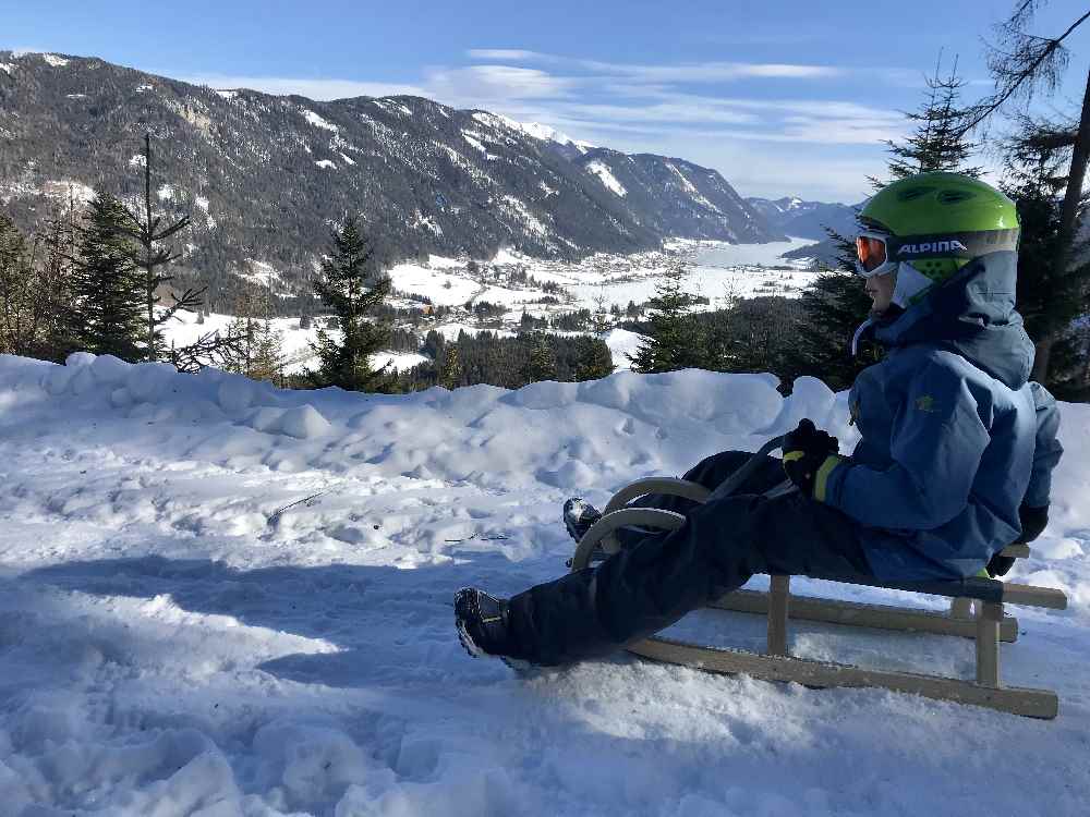 Weissensee Rodelbahn - Das ist die Kreuzwirt Rodelbahn am Weissensee in Kärnten 