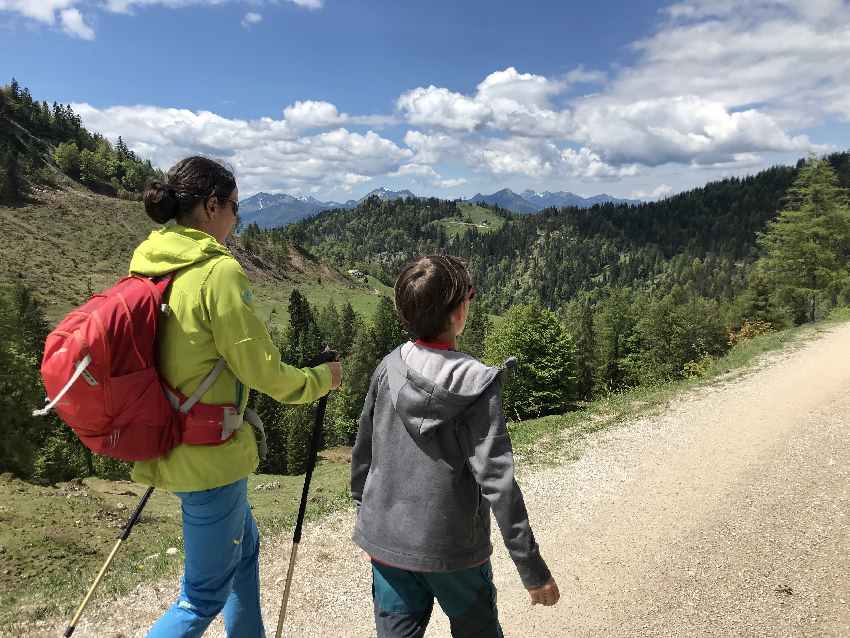 Kufstein wandern mit Kindern - sehr aussichtsreich im Kaisergebirge